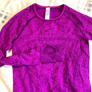 Girls Ivivva (by Lululemon) long sleeve top, sport, color purple